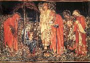 Burne-Jones, Sir Edward Coley The adoracion of the three Kings oil painting